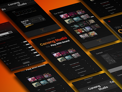 Sound Studio Web Design