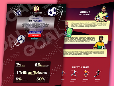 Crypto Web Design on Football Theme design graphic design ui ux web design wordpress