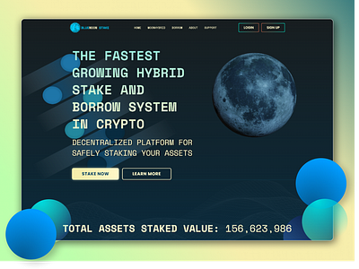 Blue Moon Stake Website Design