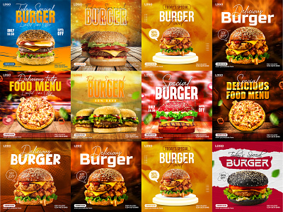 Special Fast Food social media and instagram banner design