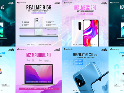 Gadgets Ads Social Media Post Design ads advertising banner banner design branding design gadgets ads instagram post marketing social media post