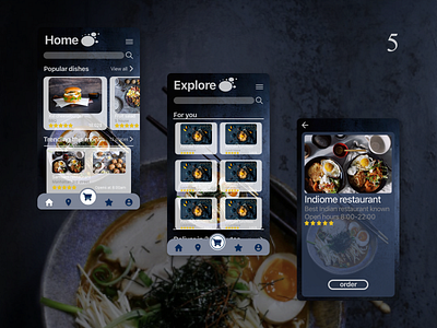 Food app design#5