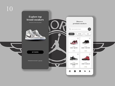 sneaker app app branding design icon illustration logo typography ui ux vector