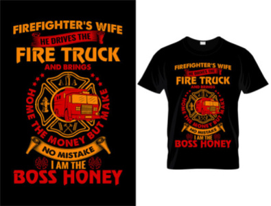 Firefighter T Shirt Design 1 design fonts graphic design svg