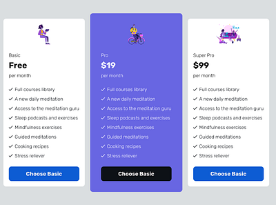 pricing plan dailyui030 dailyui001 graphic design ui