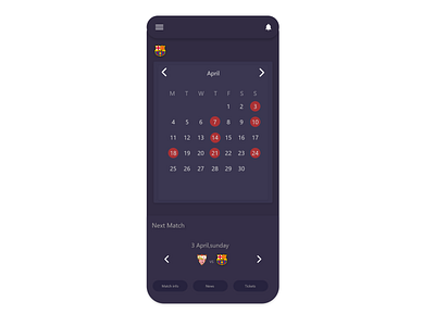 calendar app dailyui038