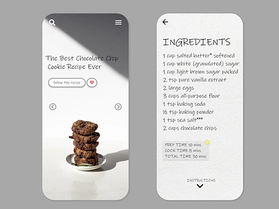 recipe dailyui040 dailyui040 graphic design ui