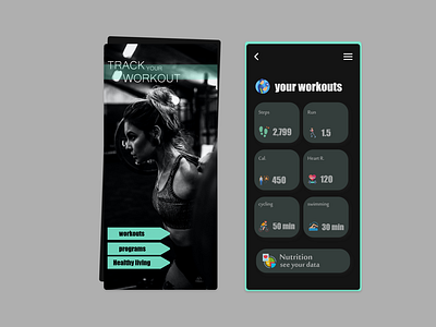 workout tracker dailyui041 dailyui041 graphic design ui