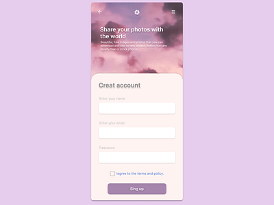 DailyUI 082 Form