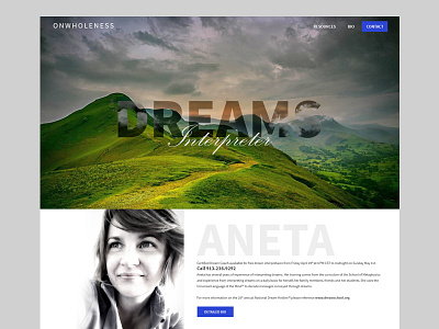 Onewholeness design website