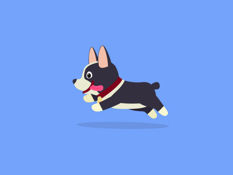 Running Dog by Victor Zheng on Dribbble