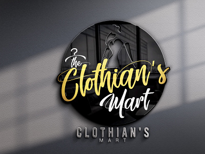 The Clothian's Mart brand identity brand logo clothes logo graphics design logo