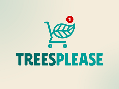 TreesPlease logo & font design font graphic design logo