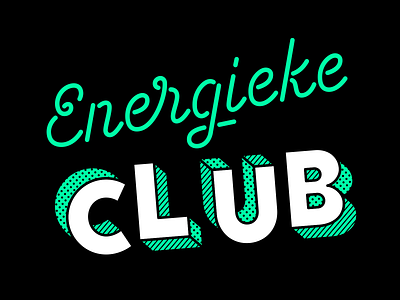 Logo design Energieke Club branding graphic design logo visual identity