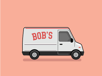 Bob's Car Box car car box design flat illustration pastel color vehicle