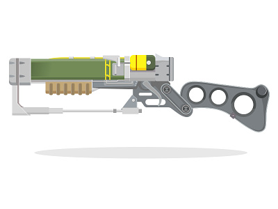 Laser Gun fallout gun illustration illustrator weapon