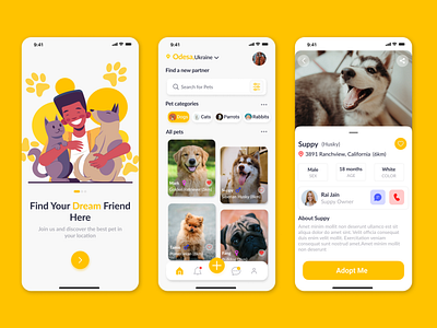 Pet Adoption UI/UX