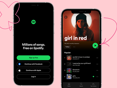 Spotify Button Updates accessibility app design ios music ui