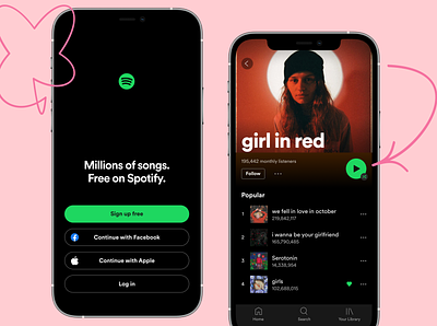 Spotify Button Updates accessibility app design ios music ui