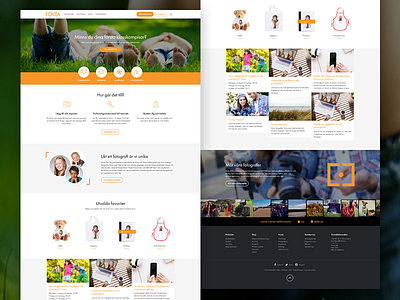 School Photo Site branding clean design flat homepage marketing photo school ui web webdesign website