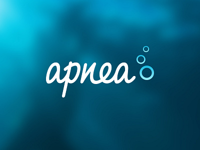 Apnea Logo branding clean design diving identity illustrator logo logotype minimal vector water