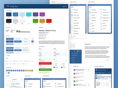 Flight UI Style Guide app brand color flat guide guidelines palette style toolkit typography ui web