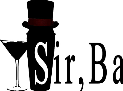Sir, Barman Logo barman branding design graphic design icon illustration logo minimalist simple logos sir vector