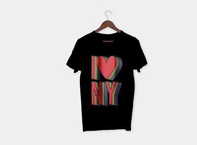 I LOVE NY - CUSTOME GRAPHICS TSHIRT DESIGN - GRAPHIC TEES branding design graphic design graphic tees illustration newyork design t shirts tshirt design typography vector