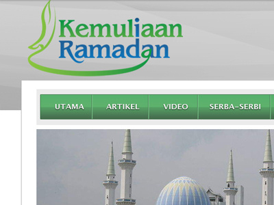Ramadan green grid website
