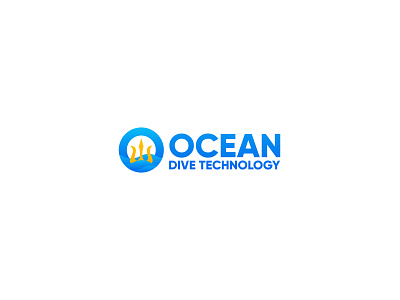 Ocean Dive Technology branding design illustration logo logo design minimal logo ui vector