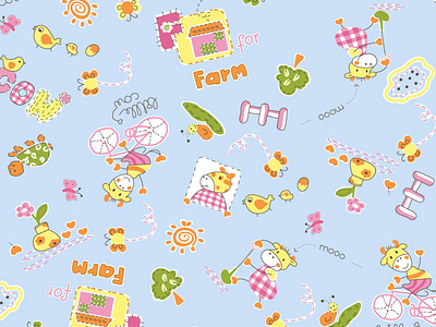 Textile Design – Created for children collection 2008 for ”Koket