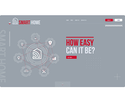 Smart home - landing page