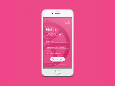 Hello Dribbble !