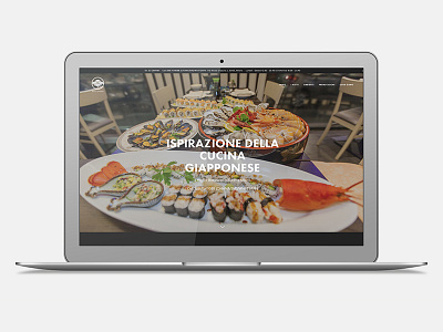 Web Design - Restaurant branding food interface sushi ui ux web webdesign website