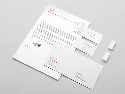 Brand Identity Design - EDC brand branding design graphic idendity identity logo logomark stationary vi visual