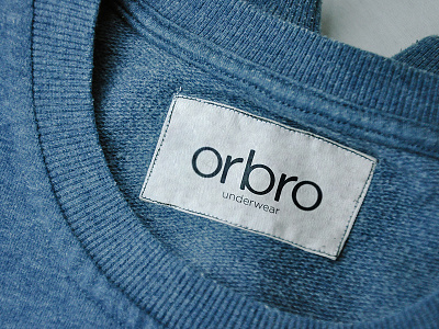 Brand Identity for Orbro Underwear brand clean design font identity logo rendering underwear vi