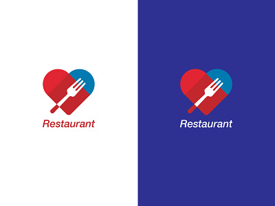 Brand Identity for a restaurant service system design brand clean design eat font fork heart identity logo restaurant vi