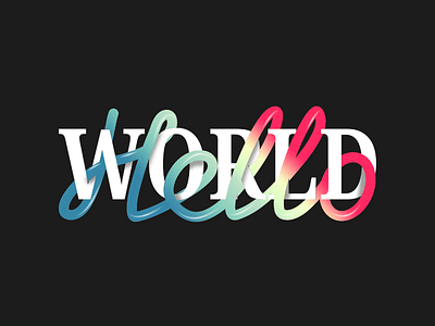 Hello World - Typography