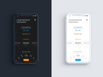 Long Exposure Calculator - UI