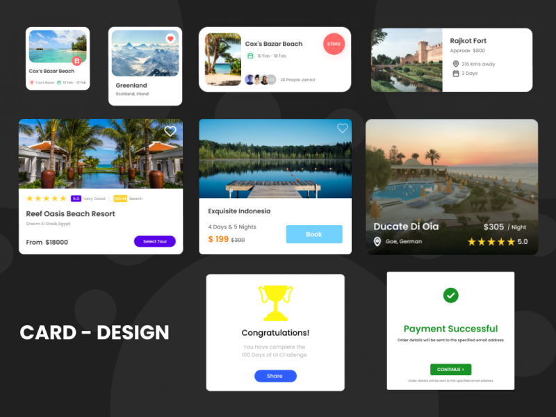 Cards Design by Nithin Gs on Dribbble