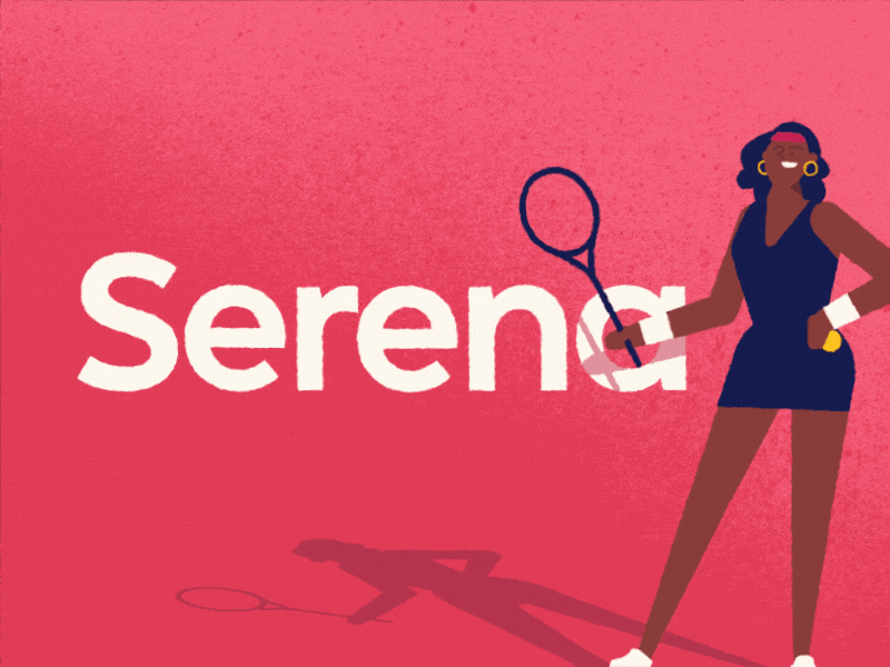 Serena vs Venus 2d after effects animation character character design illustration motion design motion graphics rigging serena williams tennis tennis ball venus williams wimbledon