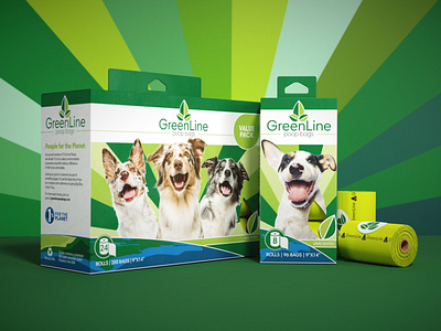 GreenLine - Packaging and Corporate Identity Refresh 3d branding graphic design icon logo