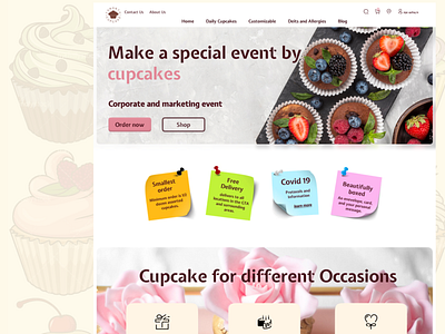 Cupcake website redesign