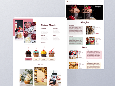 Cupcake website redesign