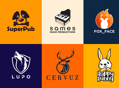 LOGOS MADE BY ME branding design graphic design illustration logo