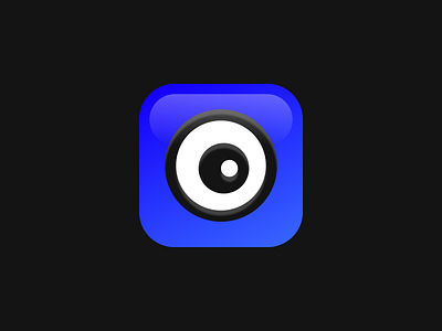 App icon 2000s app icon app store aqua button eye glossy ios