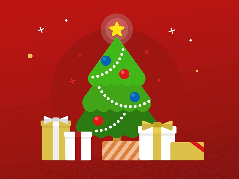 Joyeux Noël 2018 christmas garland gift santa star tree