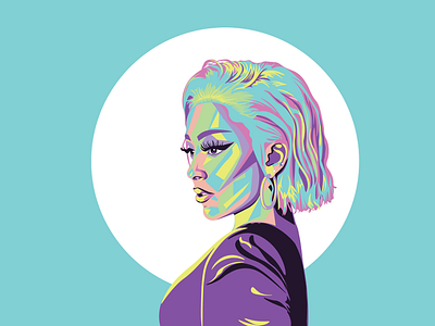 Doja Cat Pop Art