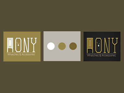 'RONY' a creative design for watches brand. adobeillustrator brandidentity branding design egypt freelancer graphic design logo logodesign vector watchesbrand
