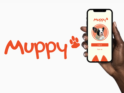 Muppy App app app design brand design branding logo design portfolio presentation ui visual design